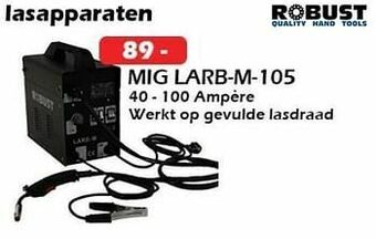 Robust lasapparaten mig larb-m-105