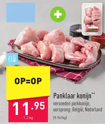 ALDI Panklaar konijn 1,2kg aanbieding