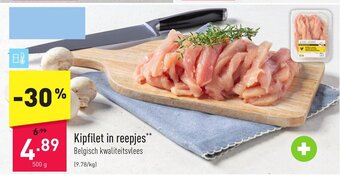 ALDI Kipfilet in reepjes 500g aanbieding