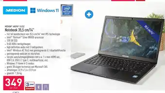 Medion akoya E4252 notebook 35,5cm 14'' per stuk