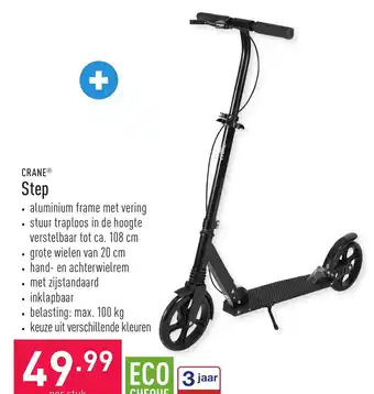 ALDI Crane step aanbieding