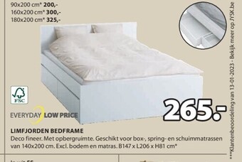 Jysk Limfjorden bedframe aanbieding