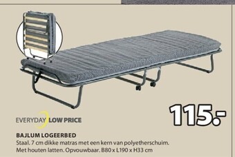 Jysk Bajlum logeerbed aanbieding