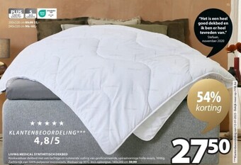 Jysk Living medical synthetisch dekbed aanbieding