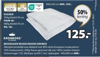 Jysk Besseggen muskusdons dekbed aanbieding