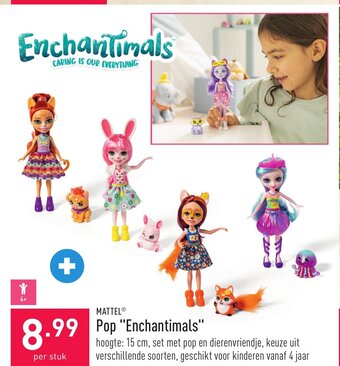 ALDI Mattel pop "enchantimals" per stuk aanbieding