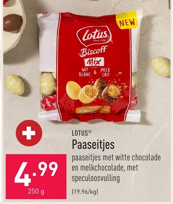 ALDI Lotus paaseitjes 250g aanbieding
