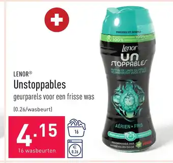 ALDI Lenor unstoppables 16 wasbeurten aanbieding