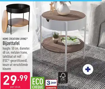 ALDI Home creation living bijzettafel per stuk aanbieding