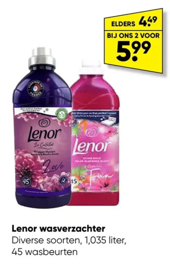 Lenor wasverzachter