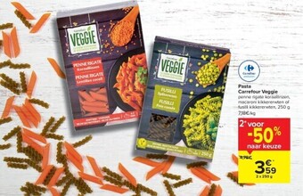 Carrefour Pasta carrefour veggie aanbieding
