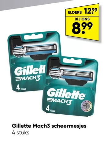 Gillette mach3 scheermesjes