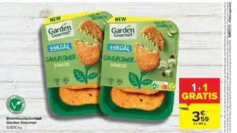 Carrefour Bloemkoolschnitzel garden gourmet aanbieding