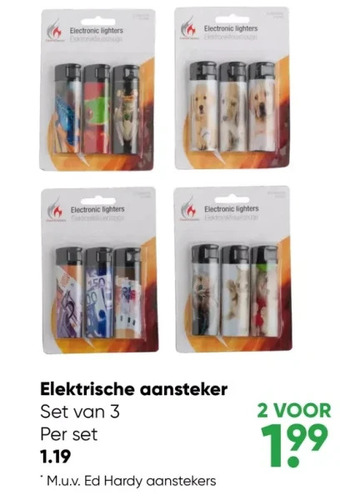 Big Bazar Elektrische aansteker aanbieding