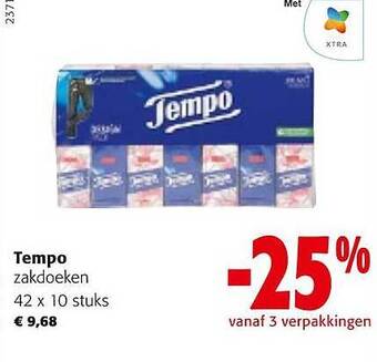 Tempo zakdoeken