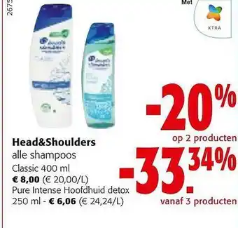 Colruyt Head&shoulders shampoos aanbieding
