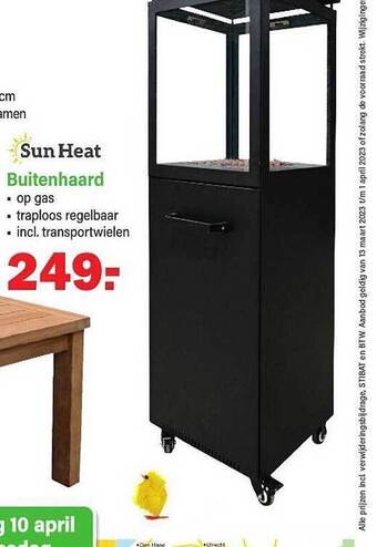 Van Cranenbroek Sun heat buitenhaard aanbieding