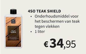 Horta 4so teak shield aanbieding