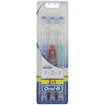 Action Oral-B tandenborstels Indicator 1-2-3 aanbieding