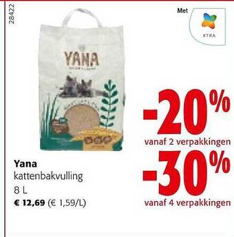 Colruyt Yana kattenbakvulling aanbieding