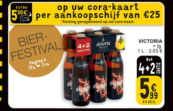 Cora Victoria 6 x 33 cl aanbieding