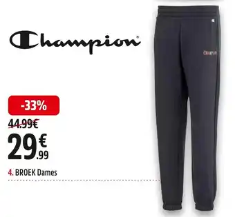 Intersport Champion broek dames aanbieding