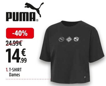 Intersport Puma T-shirt dames aanbieding