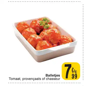 Cora Balletjes tomaat, provencaals of chasseur aanbieding