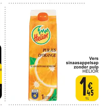 Cora Helior vers sinaasappelsap zonder pulp aanbieding