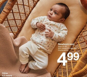Zeeman Newborn vest aanbieding