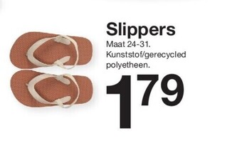 Zeeman Slippers aanbieding