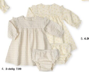 Zeeman Newborn jurk met luierbroekje aanbieding
