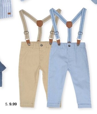 Zeeman Broek met bretels aanbieding