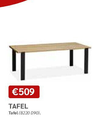 Crack Tafel aanbieding