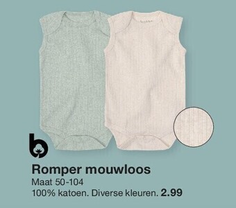 Zeeman Romper mouwloos aanbieding