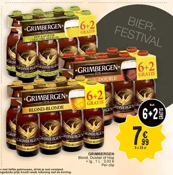 Cora Grimbergen Blond, Dubbel of Hop 8x33 cl aanbieding