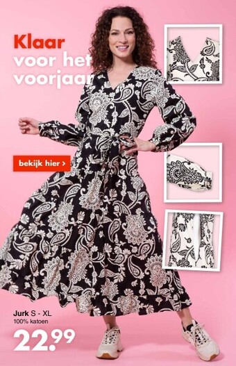 Wibra Jurk s - xl aanbieding