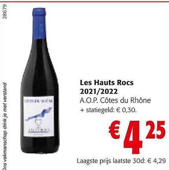 Colruyt Les hauts rocs aanbieding