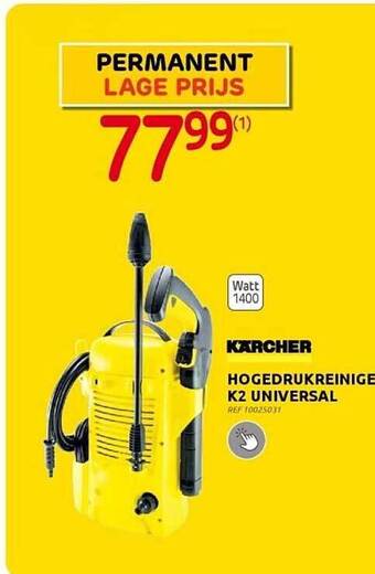 Brico Kärcher hogedrukreiniger k2 universal aanbieding
