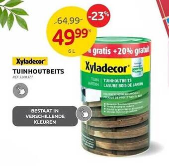 Brico Xyladecor tuinhoutbeits aanbieding
