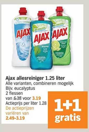 Albert Heijn Ajax allesreiniger aanbieding