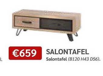 Crack Salontafel aanbieding
