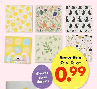 Wibra Servetten aanbieding