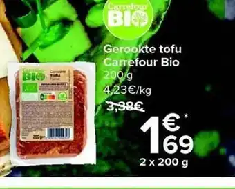 Carrefour Market Gerookte tofu aanbieding