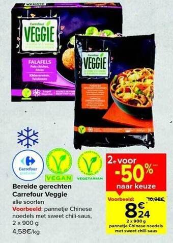 Carrefour Market Bereide gerechten aanbieding