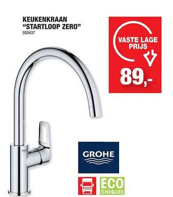 Hubo Keukenkraan startloop zero aanbieding