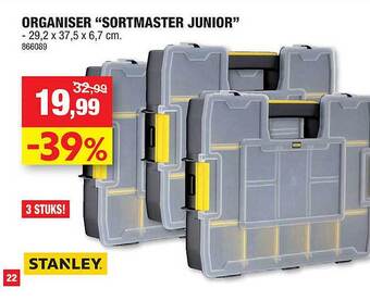 Hubo Organiser sortmaster junior aanbieding