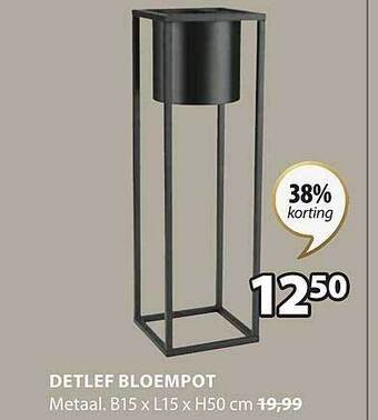 Jysk Detlef bloempot aanbieding