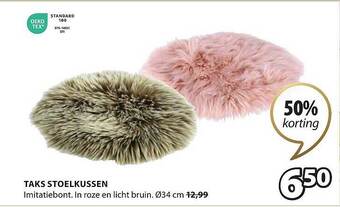 Jysk Taks stoelkussen aanbieding