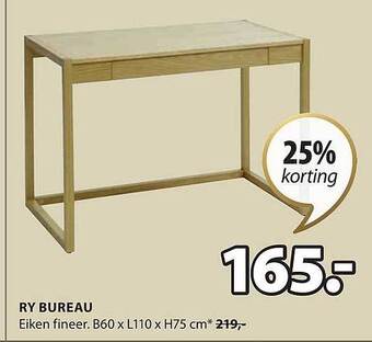 Jysk Ry bureau aanbieding